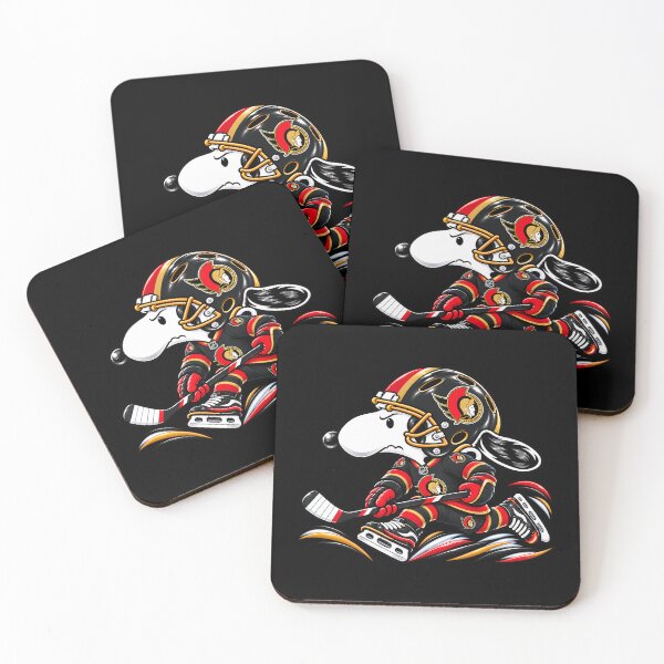Item preview, Ottawa Senators Ice Hockey Funny Snoopy Player designed and sold by KateShah.