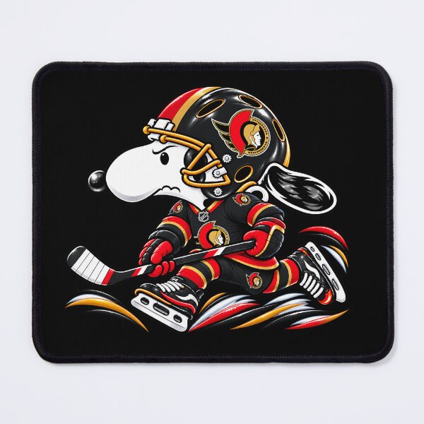 Item preview, Ottawa Senators Ice Hockey Funny Snoopy Player designed and sold by KateShah.