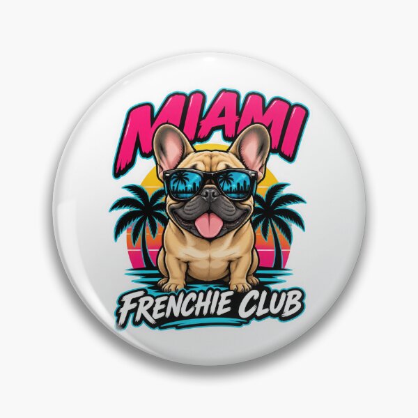 Item preview, Miami Frenchie Club – Cute French Bulldog Design for Miami Dog Owners designed and sold by LazyOwlStore.