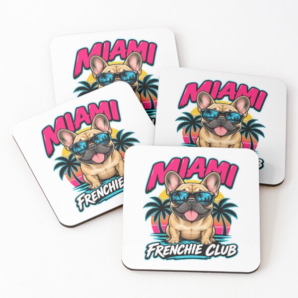 Item preview, Miami Frenchie Club – Cute French Bulldog Design for Miami Dog Owners designed and sold by LazyOwlStore.