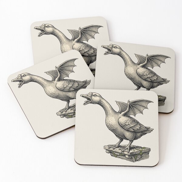 Item preview, Gargoyle Goose Stone Engraving designed and sold by Rariks.