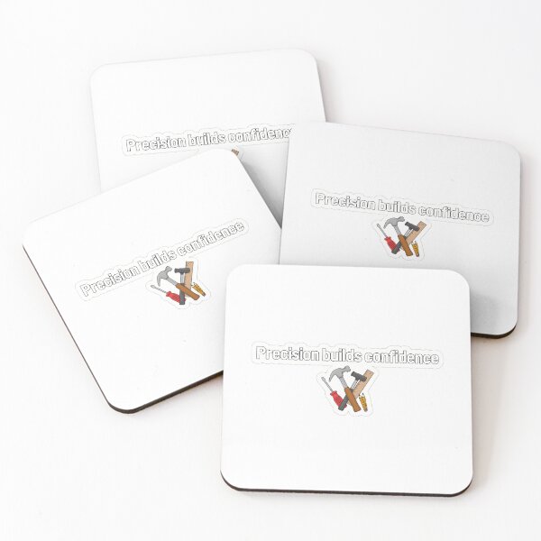 Item preview, Precision Builds Confidence Carpenter Tool Quote designed and sold by NiftyWrx.