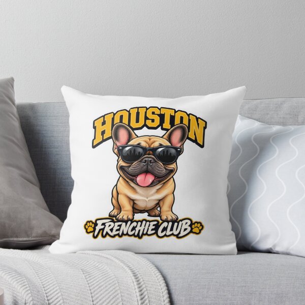 Item preview, Houston Frenchie Club – Cute French Bulldog Design for Houston Dog Owners designed and sold by LazyOwlStore.