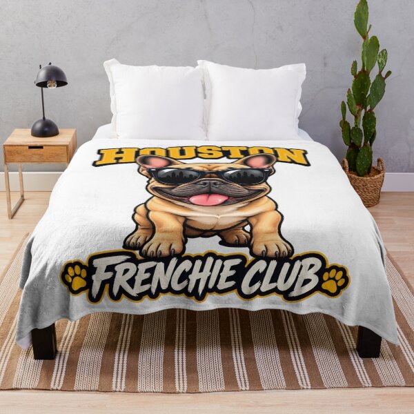 Item preview, Houston Frenchie Club – Cute French Bulldog Design for Houston Dog Owners designed and sold by LazyOwlStore.