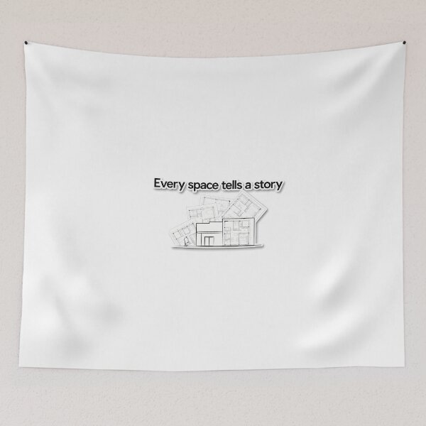 Item preview, Minimalist Architecture with Textual Blueprints designed and sold by NiftyWrx.