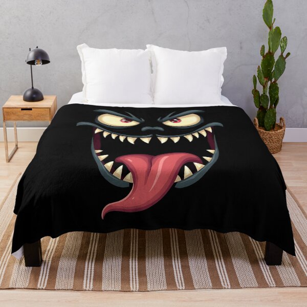 Item preview, Scary Monster Face Halloween Gift Funny Monster Mouth designed and sold by Say It With Ink.