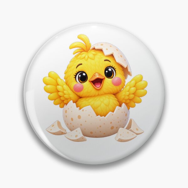 Item preview, 3D Kawaii Baby Chick Hatching from Egg designed and sold by Myra365Art.