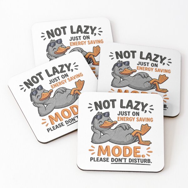 Item preview, Funny Relaxing Duck Sarcastic Quote Energy Saving Mode Humor Gift designed and sold by raedattia.