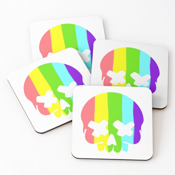 Item preview, Rainbow Skull designed and sold by MayLouShop.