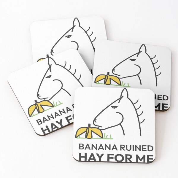 Item preview, Banana Ruined Hay For Me Funny Horse Lover designed and sold by PhoenixTShirtz.