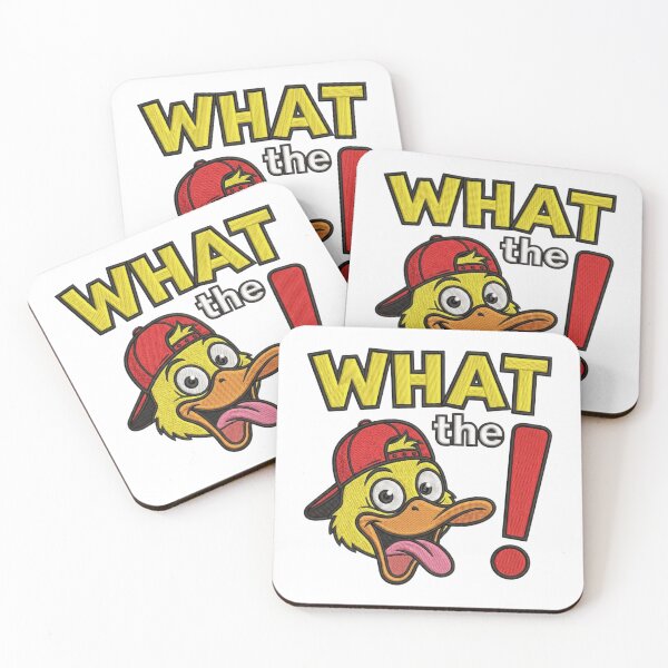 Item preview, Funny Crazy Duck What The Exclamation Sarcastic Cartoon Bird Gift designed and sold by raedattia.