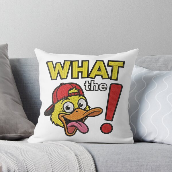 Item preview, Funny Crazy Duck What The Exclamation Sarcastic Cartoon Bird Gift designed and sold by raedattia.