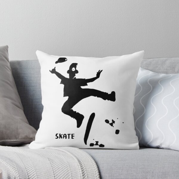 Item preview, Skateboarding Wipeout Funny Skater Silhouette Art designed and sold by Templetonfunny.