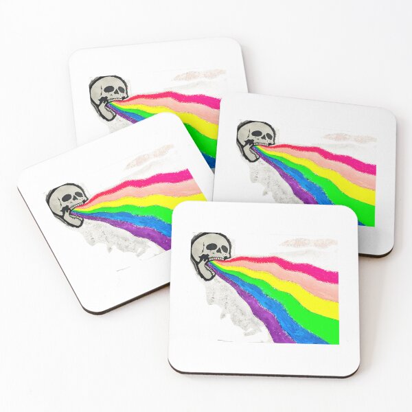 Item preview, Skull Rainbow 2.1 designed and sold by MayLouShop.