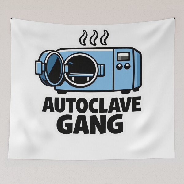 Item preview, Autoclave Gang | Sterilization Tech Humor Poster designed and sold by Timeless Junction.
