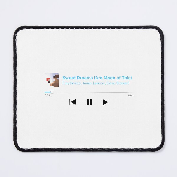 Item preview, Now Playing Sweet Dreams Are Made Of This - Eurythmics (White) designed and sold by mcnultosima.