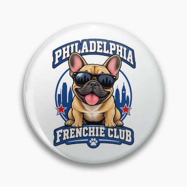 Item preview, Philadelphia Frenchie Club – Cute French Bulldog Design for Philadelphia Dog Owners designed and sold by LazyOwlStore.