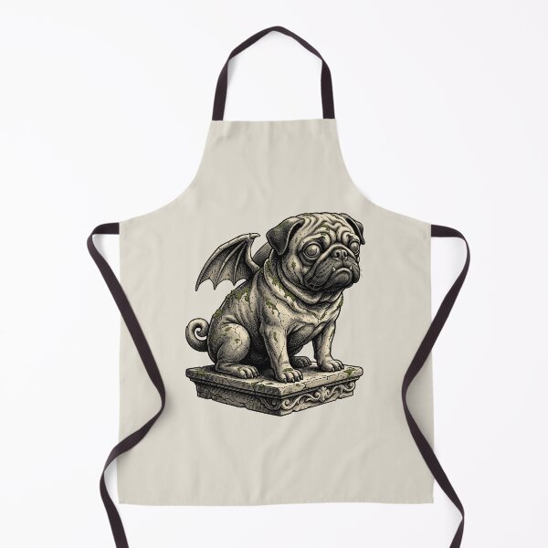 Item preview, Gargoyle Pug Stone Engraving designed and sold by Rariks.