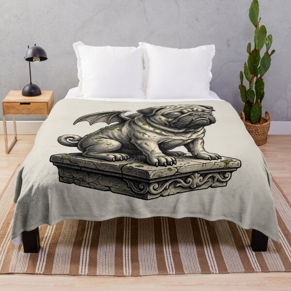 Item preview, Gargoyle Pug Stone Engraving designed and sold by Rariks.
