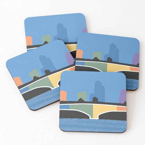 Item preview, Colourful London Skyline and Rainbow Bridge designed and sold by Nigel Silcock.