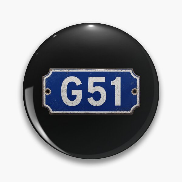 Item preview, G51 - Vintage Glasgow Street Sign designed and sold by Rebel Rewind.