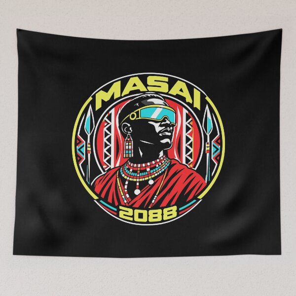 Item preview, 80s Masai Cyber Warrior  designed and sold by RAS-77.