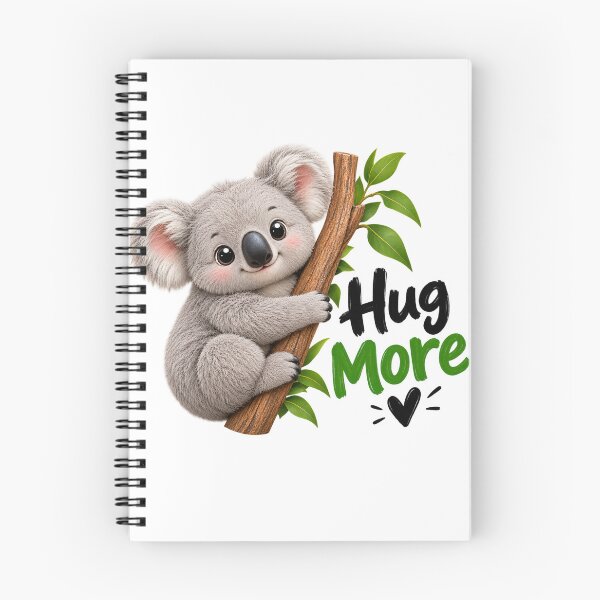 Item preview, Hug More Cute Koala Bear Inspirational Animal Art designed and sold by Vayro cartoons.