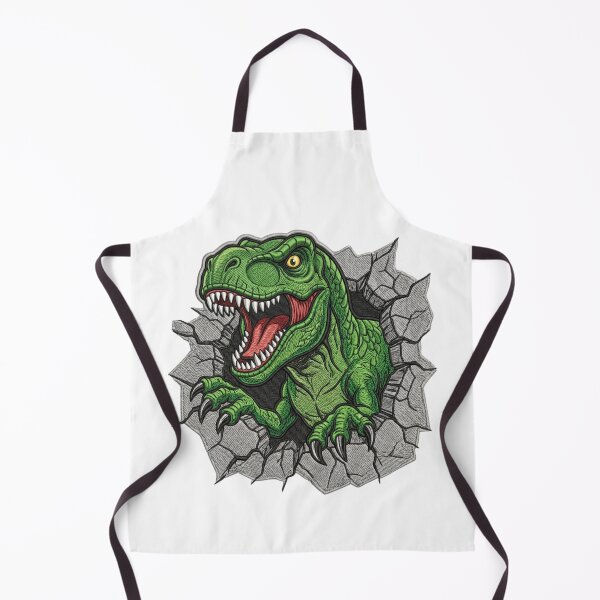 Item preview, Aggressive T-Rex Breaking Through Wall Dinosaur Fossil Fan Gift designed and sold by raedattia.