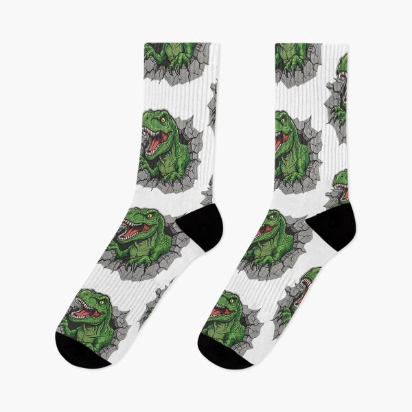 Item preview, Aggressive T-Rex Breaking Through Wall Dinosaur Fossil Fan Gift designed and sold by raedattia.