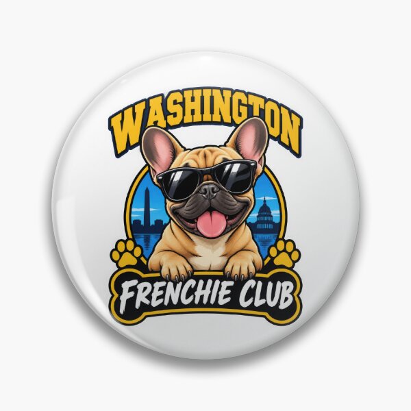 Item preview, Washington Frenchie Club – Cute French Bulldog Design for Washington Dog Owners designed and sold by LazyOwlStore.