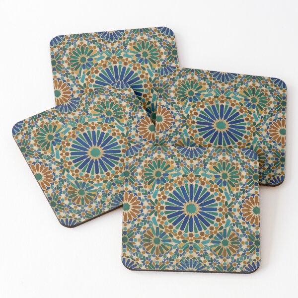 Item preview, Moroccan Mudéjar Tile Seamless Pattern Graphic Asset | Infinite Geometric Mosaic Vector Image | Andalusian Ceramic Print File | Commercial POD Artwork designed and sold by SergioMiklos.