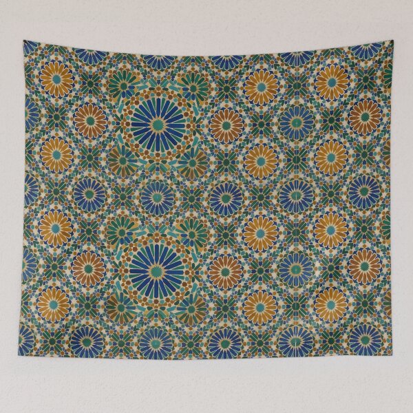 Item preview, Moroccan Mudéjar Tile Seamless Pattern Graphic Asset | Infinite Geometric Mosaic Vector Image | Andalusian Ceramic Print File | Commercial POD Artwork designed and sold by SergioMiklos.