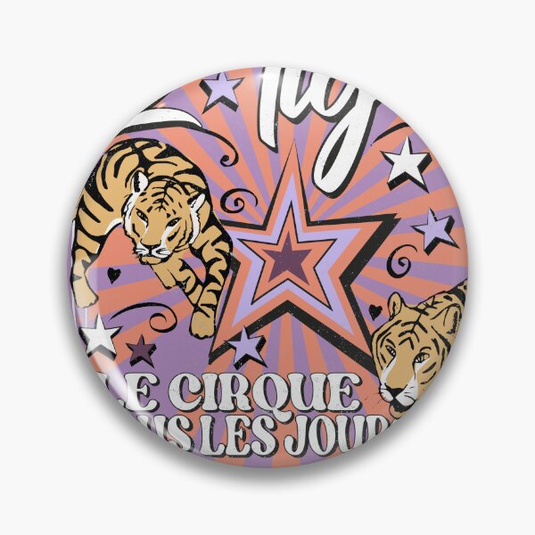Item preview, Le Tigre Le Cirque Tous Les Jours Vintage Circus Tiger Poster Graphic T-Shirt designed and sold by Atique Creations.