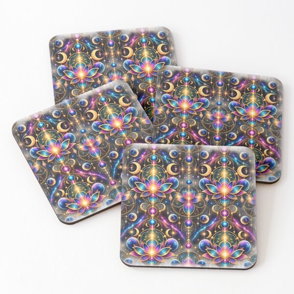 Item preview, Celestial Lotus Mandala – Cosmic Sacred Geometry & Mystical Galaxy Pattern designed and sold by cipoprimo.