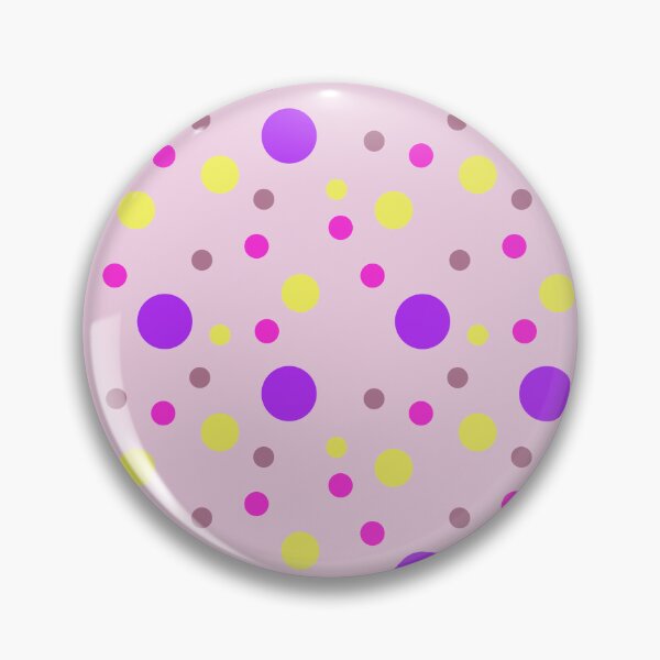 Item preview, Purple & Yellow Polka Dot Seamless Pattern designed and sold by Larter-designs.
