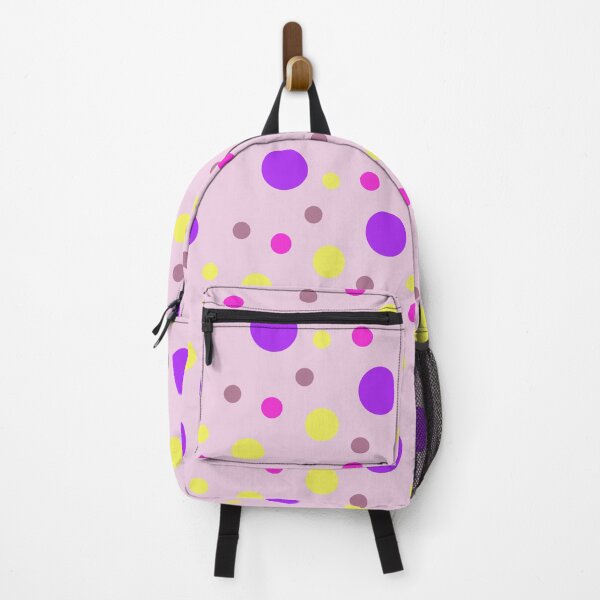 Item preview, Purple & Yellow Polka Dot Seamless Pattern designed and sold by Seamless Serenity.