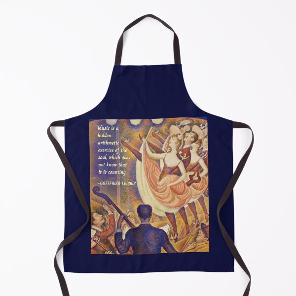 Item preview, Gottfried Wilhelm Leibniz quote: Music is a hidden arithmetic exercise of the soul, which does not know that it is counting. designed and sold by artbleed.