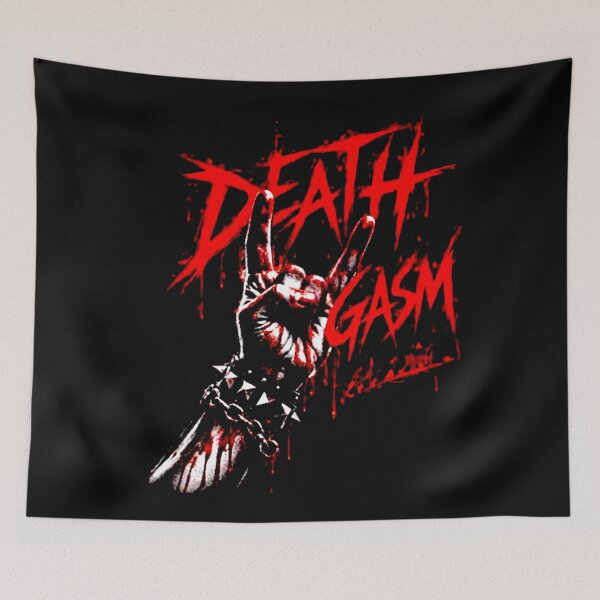 Item preview, Heavy Metal Typography Red Symbol Band designed and sold by billiasbros.