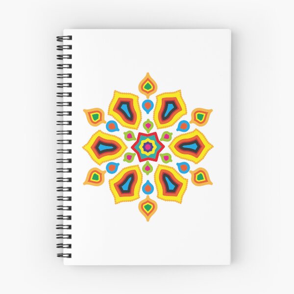 Item preview, Vibrant Islamic Geometric Floral Mandala Colourful Art-Turquoise Centred designed and sold by GrafecShop.