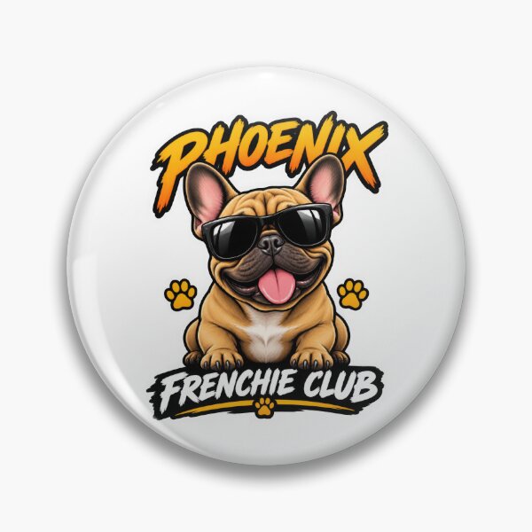 Item preview, Phoenix Frenchie Club – Cute French Bulldog Design for Phoenix Dog Owners designed and sold by LazyOwlStore.