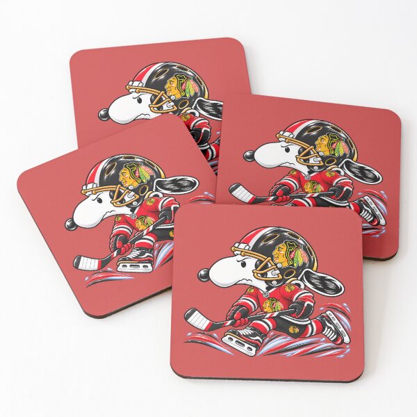 Item preview, Chicago Blackhawks Ice Hockey Funny Snoopy Player designed and sold by Maryjane Jadiel.