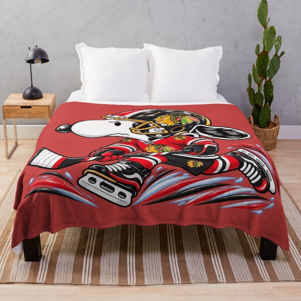 Item preview, Chicago Blackhawks Ice Hockey Funny Snoopy Player designed and sold by Maryjane Jadiel.