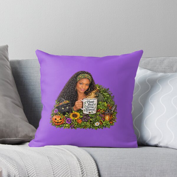 Item preview, Plant Heal Grow Repeat – Magical Garden Witch designed and sold by IAmAltoriaPope.