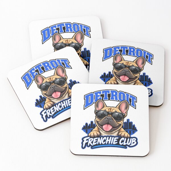 Item preview, Detroit Frenchie Club – Cute French Bulldog Design for Detroit Dog Owners designed and sold by LazyOwlStore.