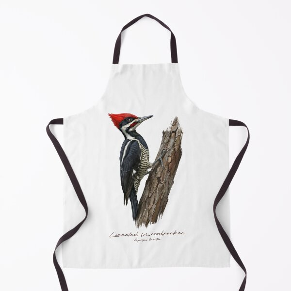 Item preview, Lineated Woodpecker on Tree Bird Illustration designed and sold by Takeda-art.