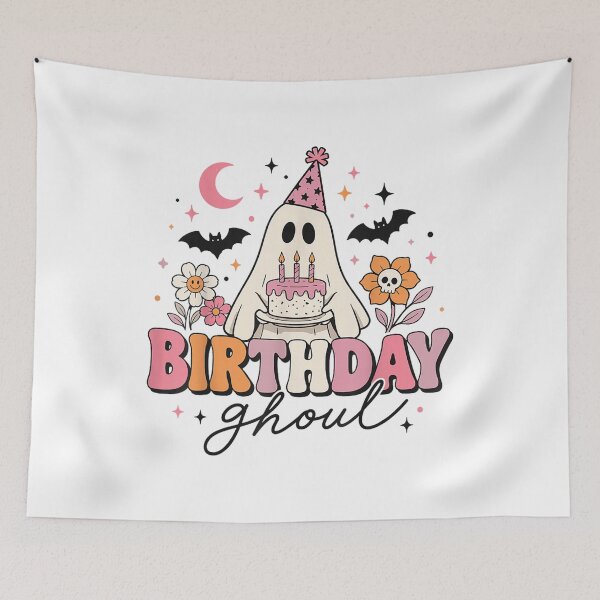 Item preview, Halloween Birthday Ghoul Cute Ghost Funny Halloween Girls designed and sold by JolinChinn.