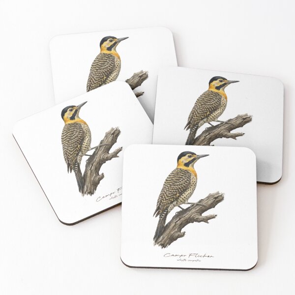 Item preview, Campo Flicker on Branch Bird Illustration designed and sold by Takeda-art.