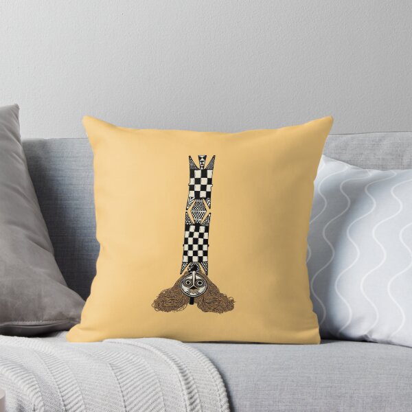 Item preview, African Bwa Plank Mask: Traditional Geometric Spirit Art Print designed and sold by FreiherrPK.