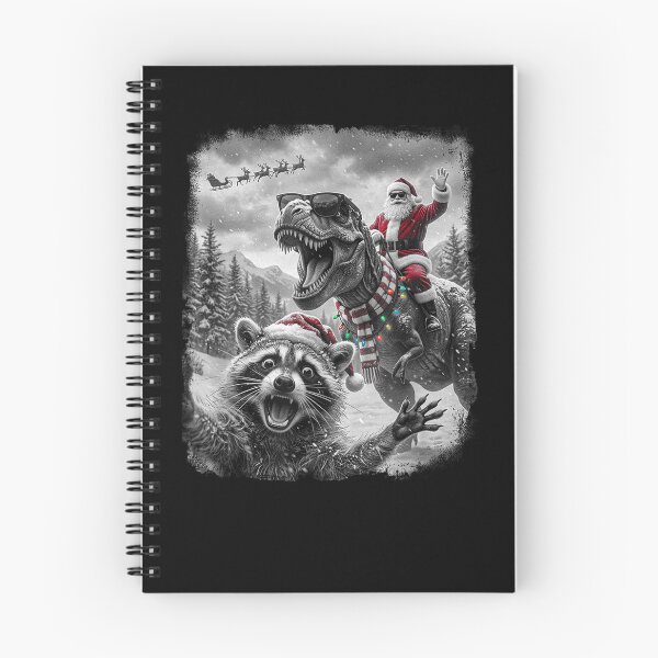 Item preview, Raccoon Selfie Santa T Rex Funny Raccoon Christmas designed and sold by Juansustait.