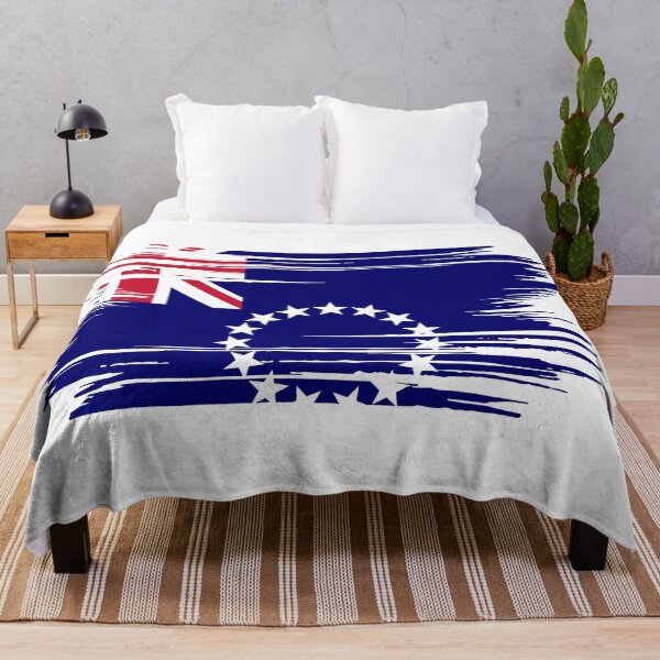 Item preview, Distressed Cook Islands Flag CK designed and sold by shitpostee.